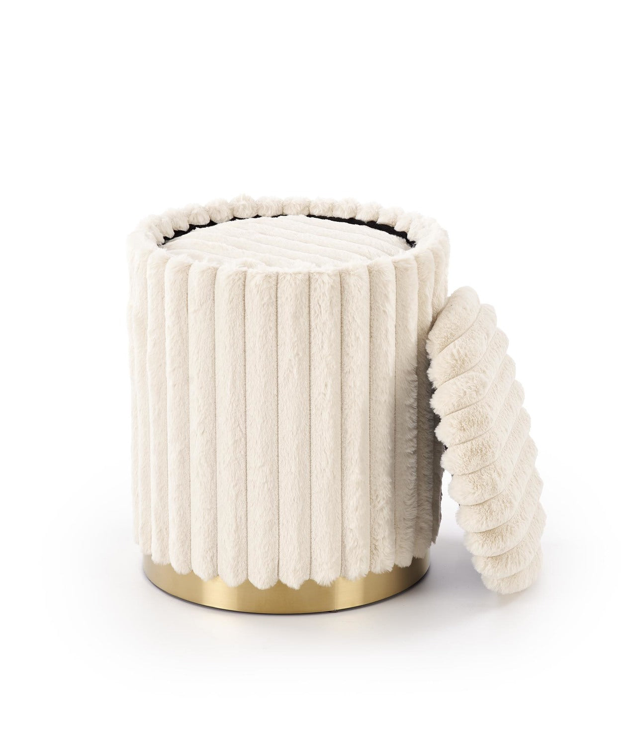 Pufs Fids (2) 36/44 un 31/38 cm krēms - N1 Home
