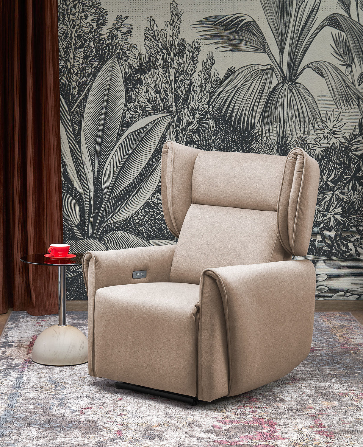 Krēsls Gela 161/109/48 cm bēšs - N1 Home