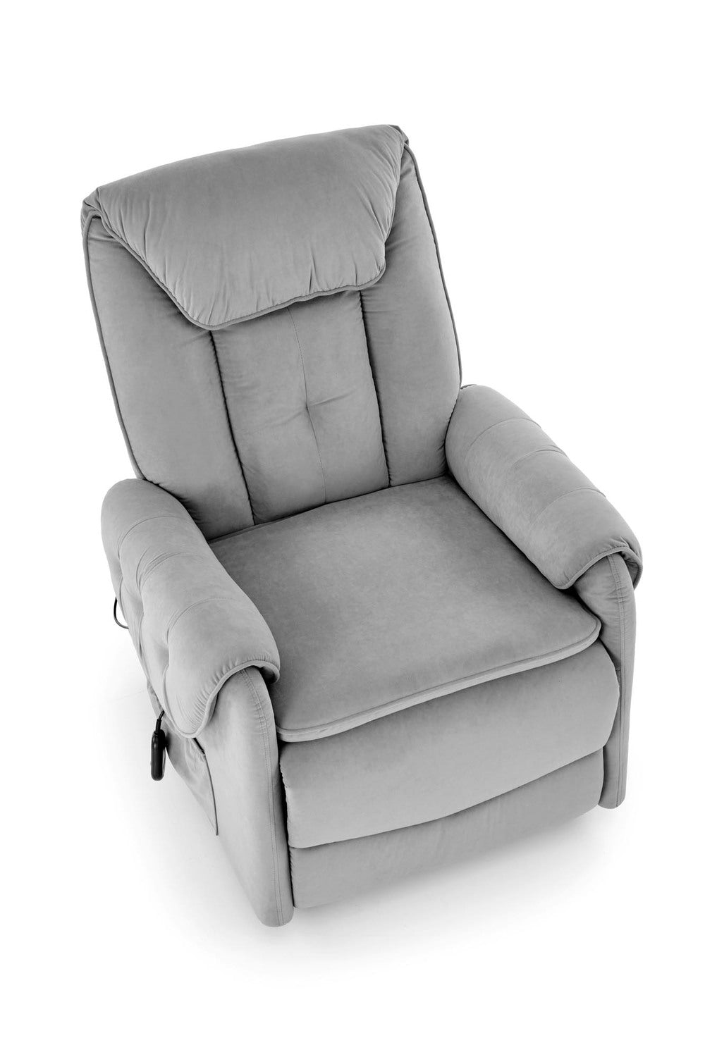 Atpūtas krēsls ar elektrisko atgāšanas funkciju Horta 97/158/53 cm pelēks