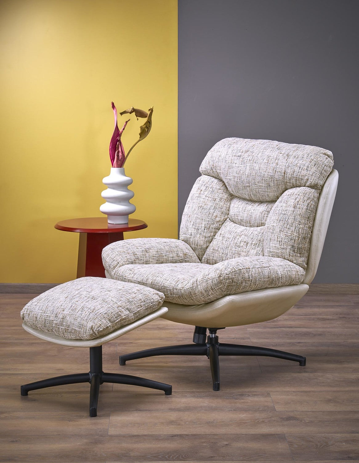 Krēsls Krons 78/90/98/46 cm bēšs - N1 Home