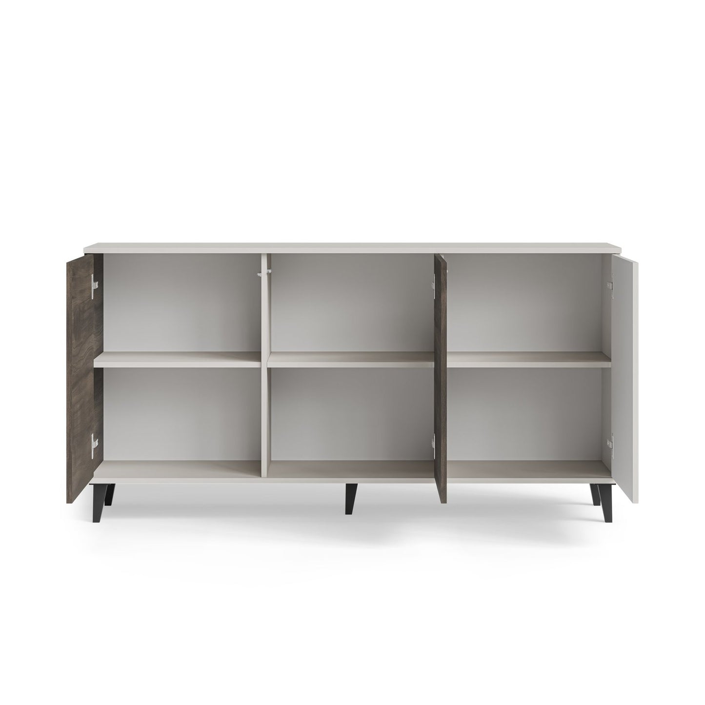 Kumode Berlin 160/40/82 cm kašmirs/valrieksts - N1 Home