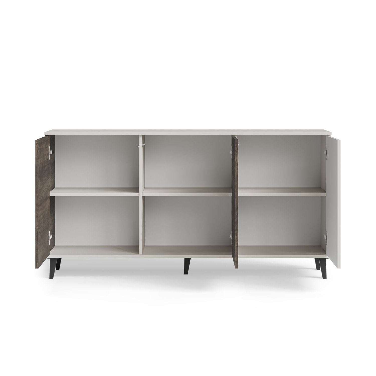 Kumode Berlin 160/40/82 cm kašmirs/valrieksts - N1 Home