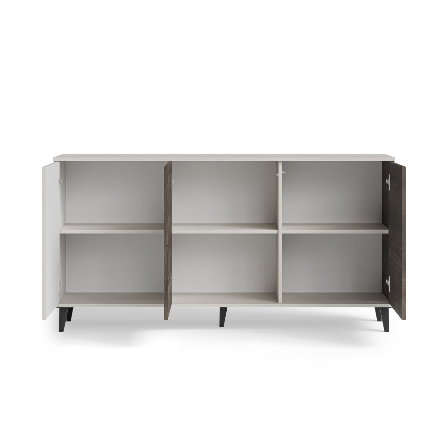 Kumode Berlin 160/40/82 cm kašmirs/valrieksts - N1 Home