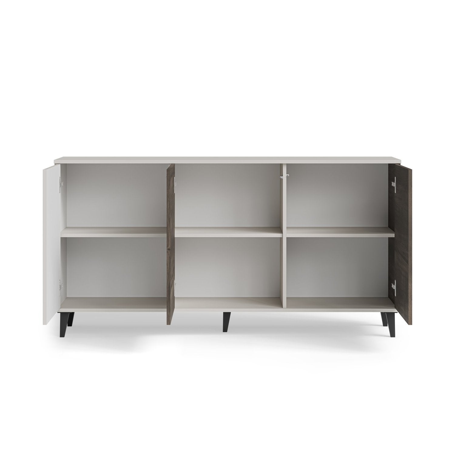 Kumode Berlin 160/40/82 cm kašmirs/valrieksts - N1 Home