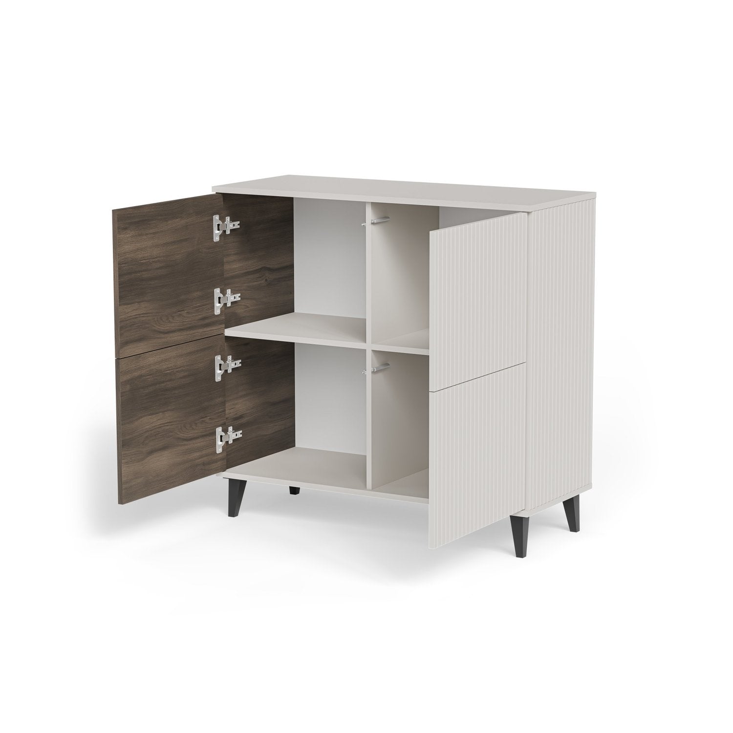 Kumode Berlin 100/40/95 cm kašmirs/valrieksts - N1 Home