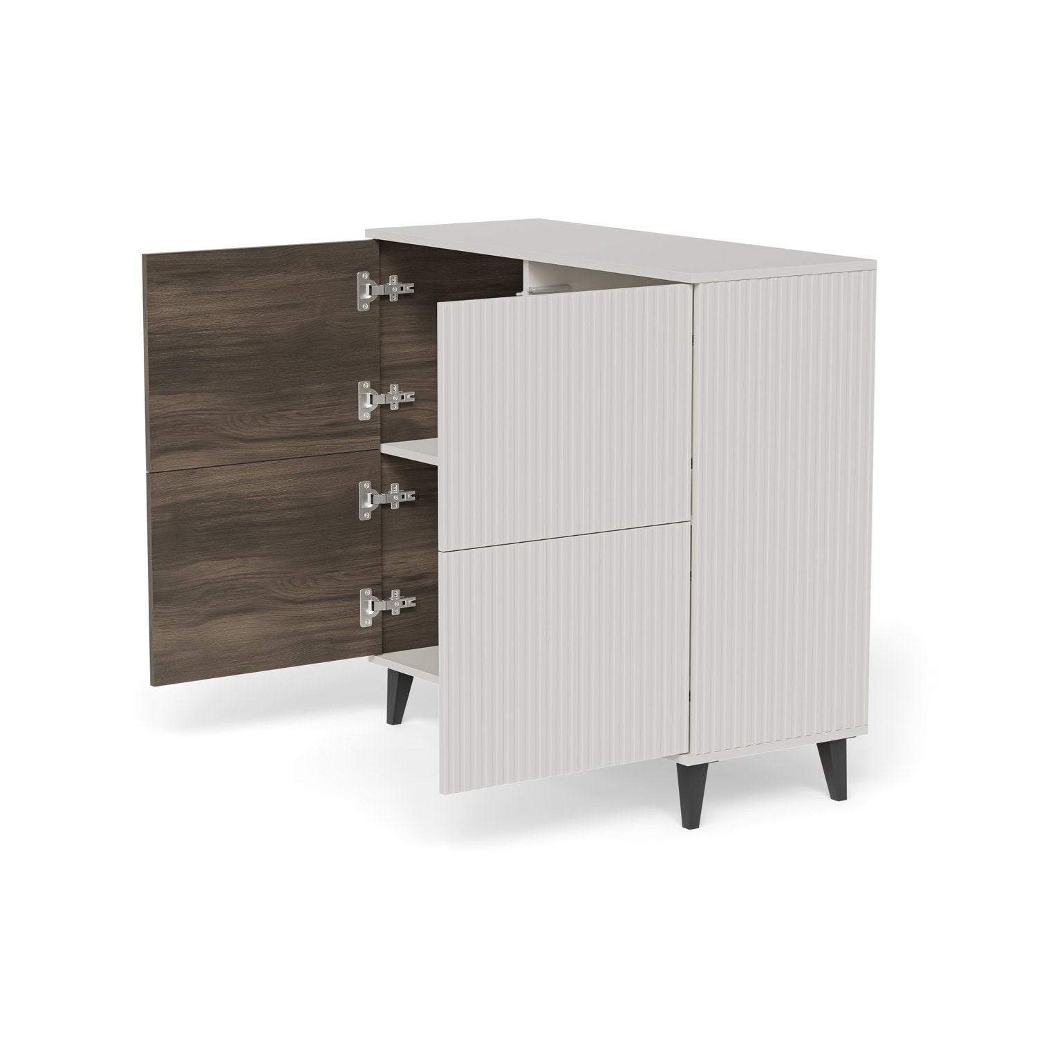 Kumode Berlin 100/40/95 cm kašmirs/valrieksts - N1 Home