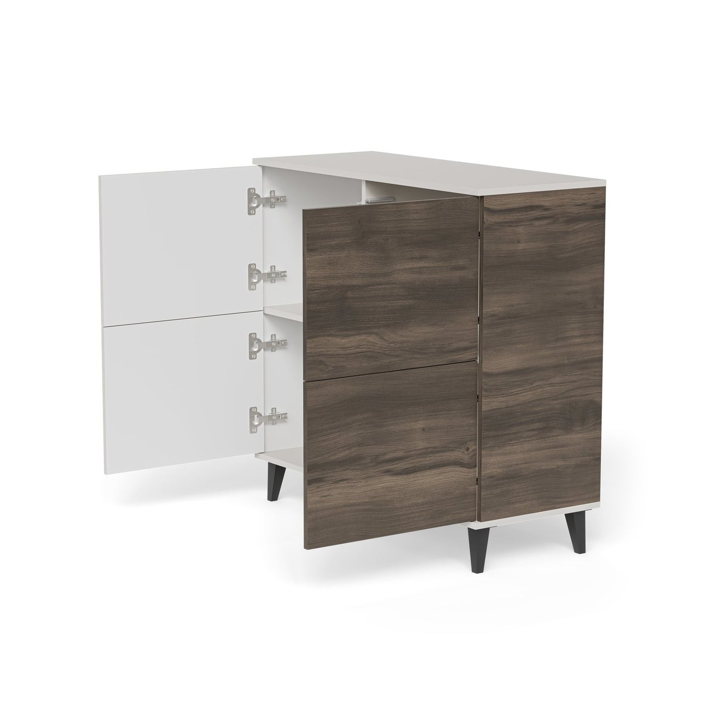 Kumode Berlin 100/40/95 cm kašmirs/valrieksts - N1 Home