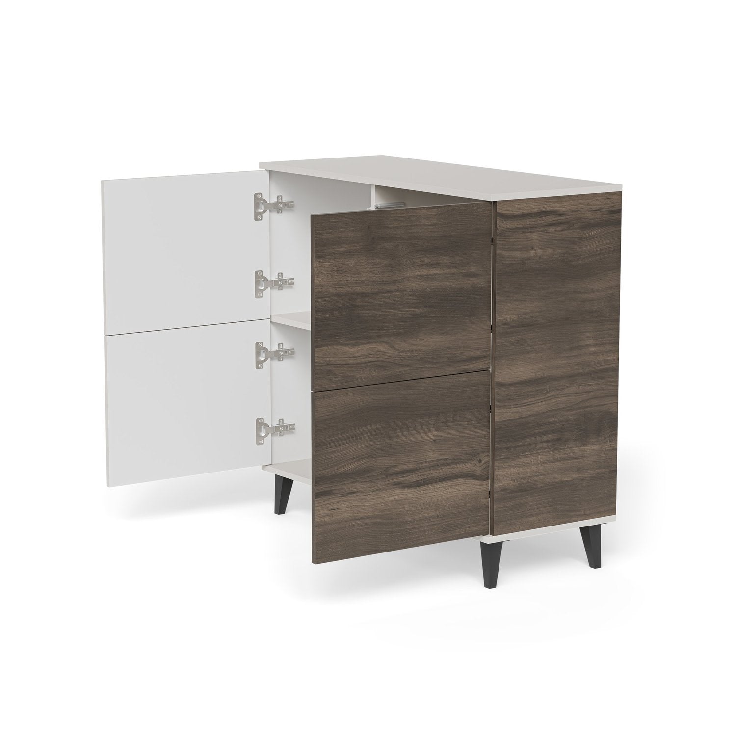 Kumode Berlin 100/40/95 cm kašmirs/valrieksts - N1 Home