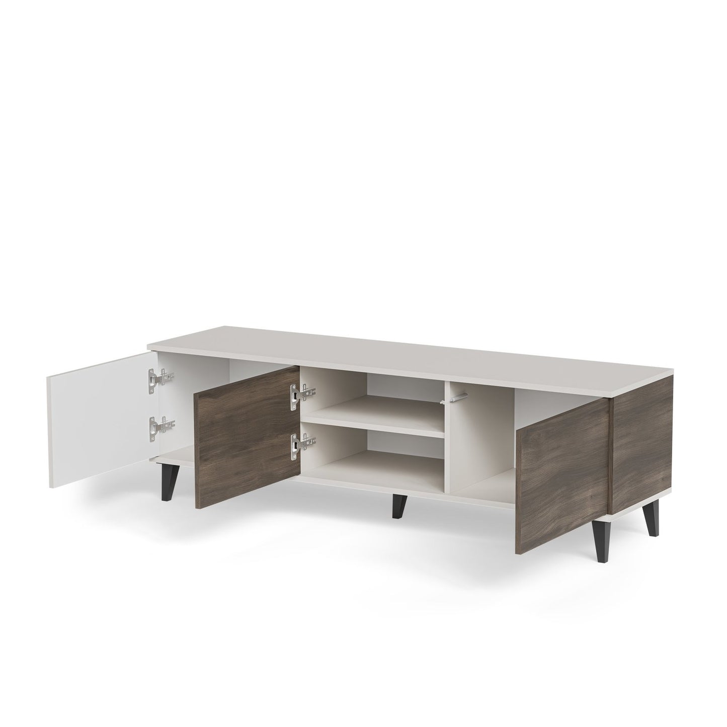 TV skapis Berlin 150;180;200/40/47;52 cm kašmirs/valrieksts - N1 Home