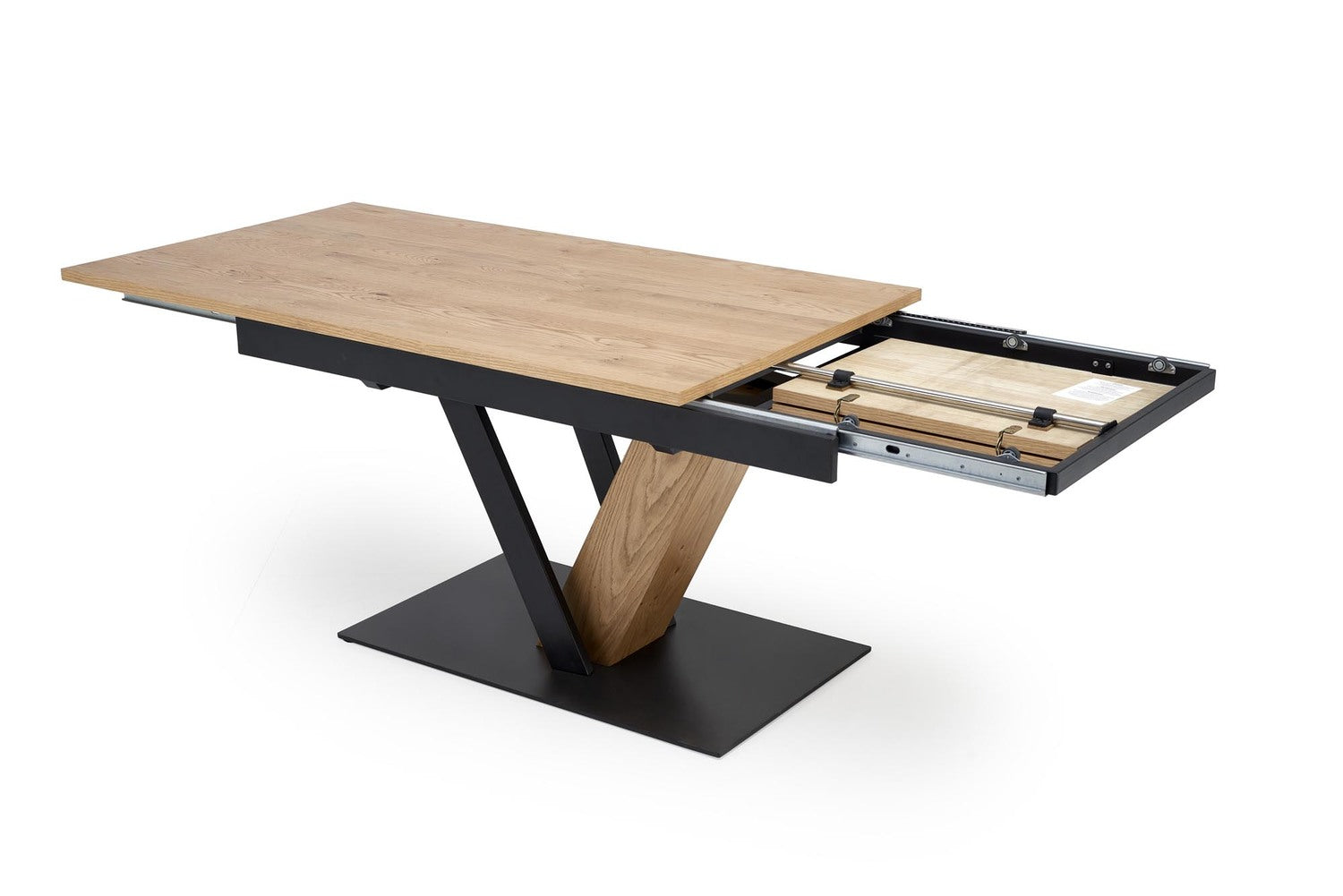 Galds Fani 160/90/78 cm dabīgs/melns - N1 Home