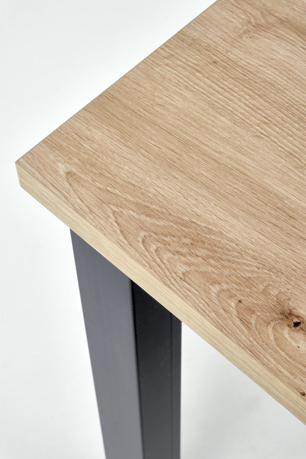 Galds Kubi 80/80/76 cm amatniecisks ozols/melns - N1 Home