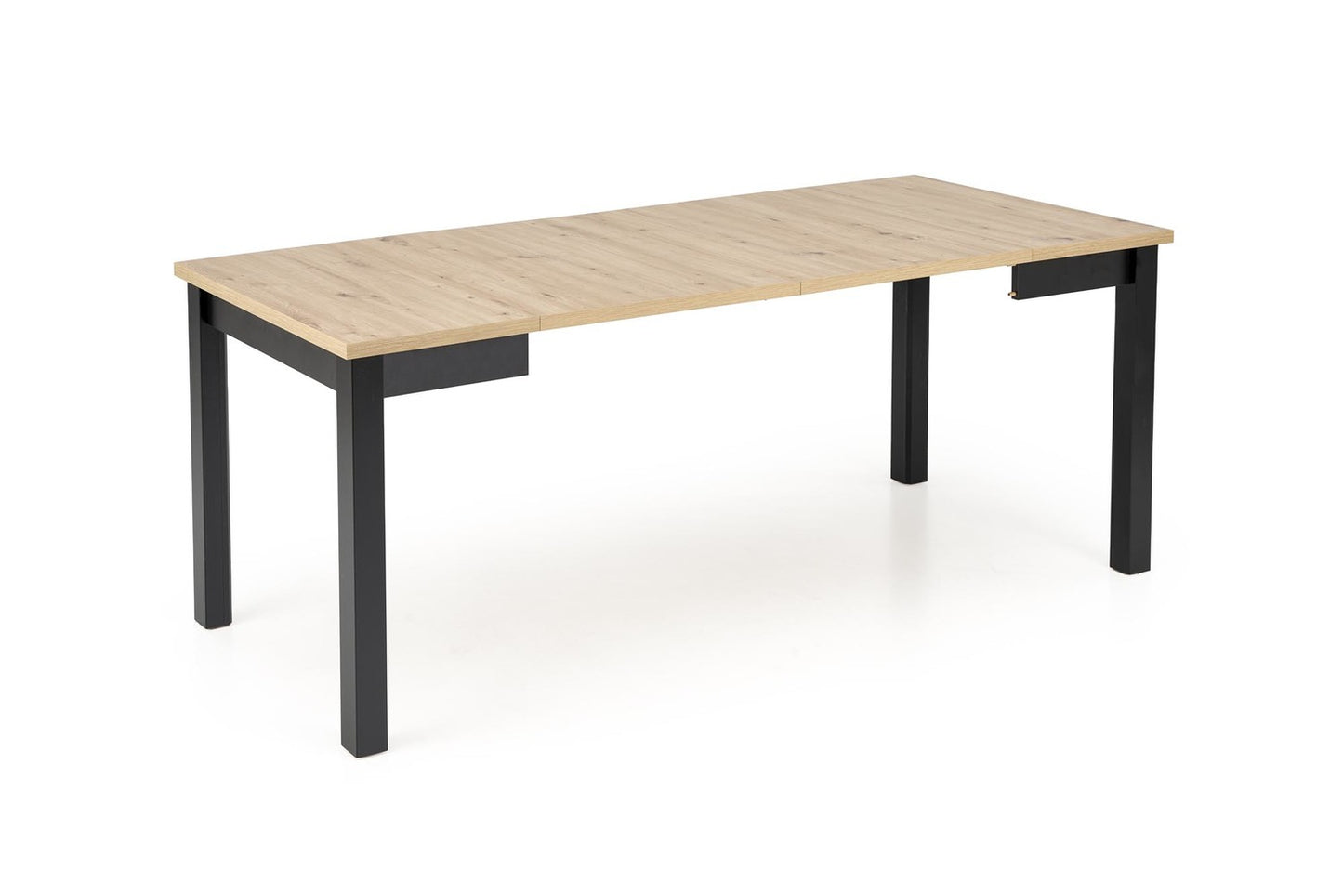 Galds Kubi 80/80/76 cm amatniecisks ozols/melns - N1 Home