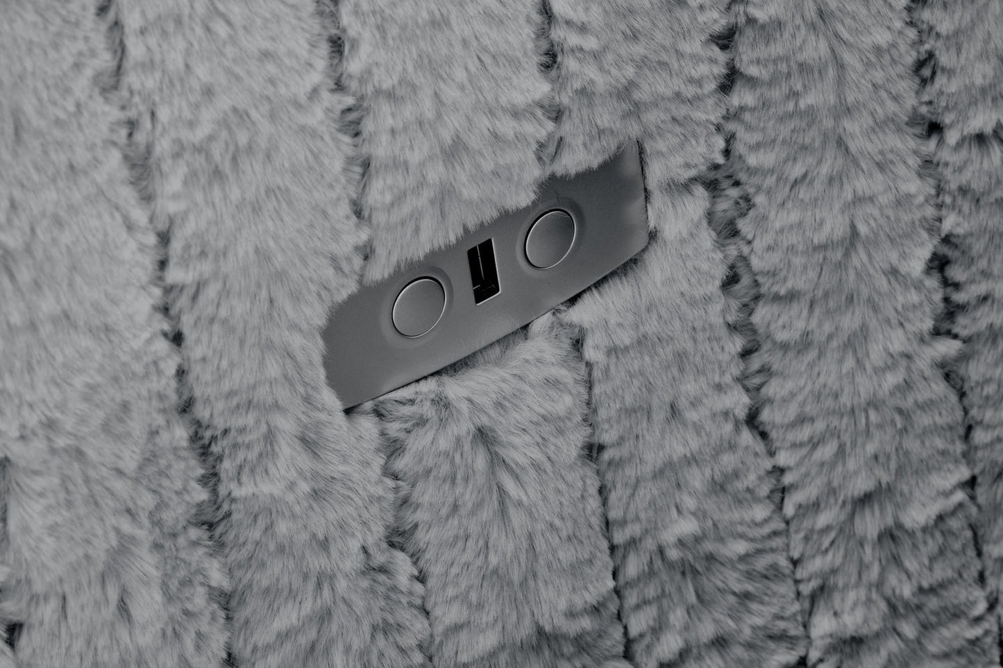 Krēsls Pegals 110/100–170/108–81/45 cm pelēks