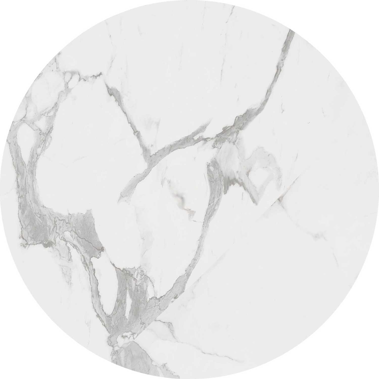 Kafijas galdiņš OR liels 53/45 cm, mazs 43/35 cm balts marmors/melns - N1 Home