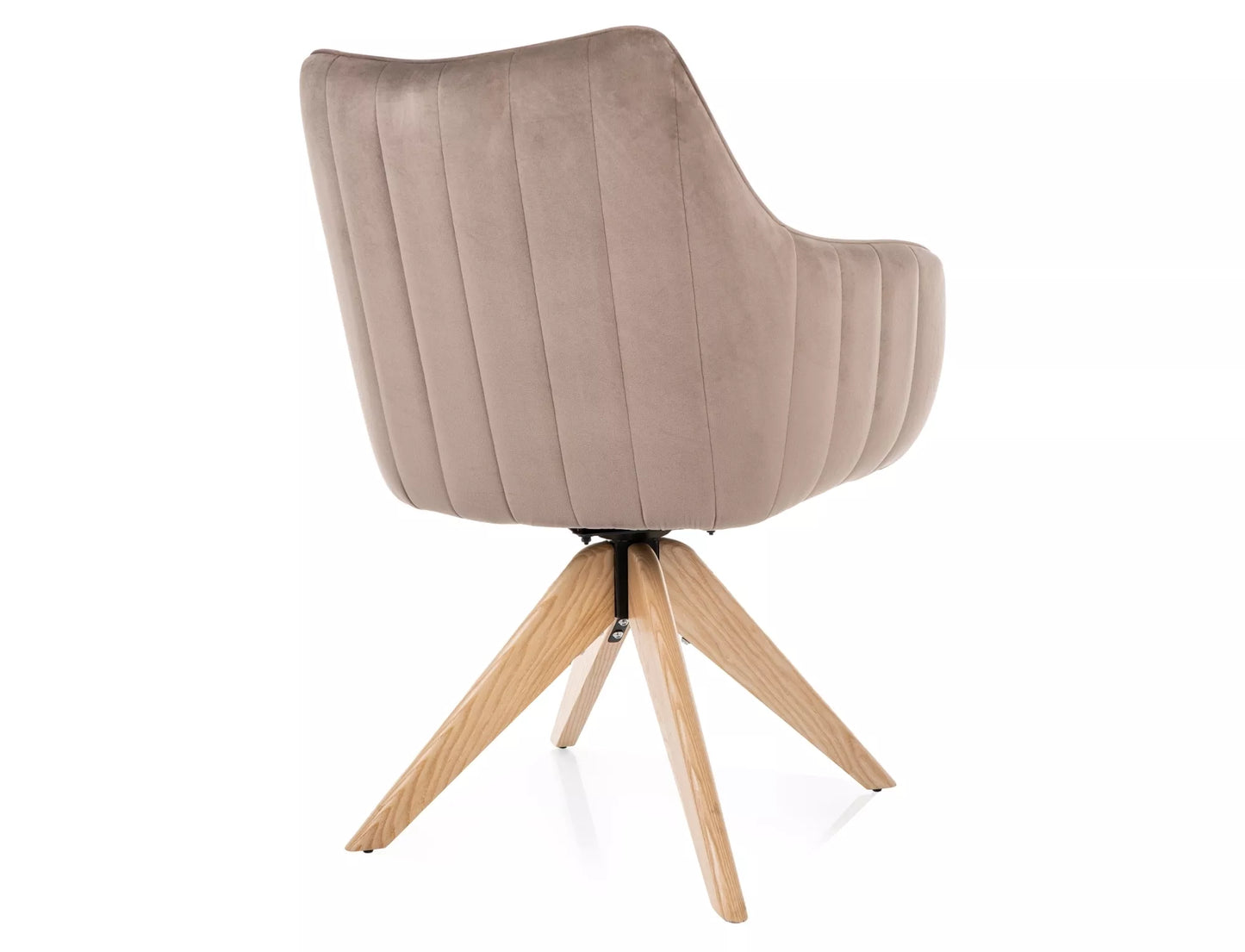 Krēsls Azali 61/86/44 cm tumši bēšs/ozols - N1 Home