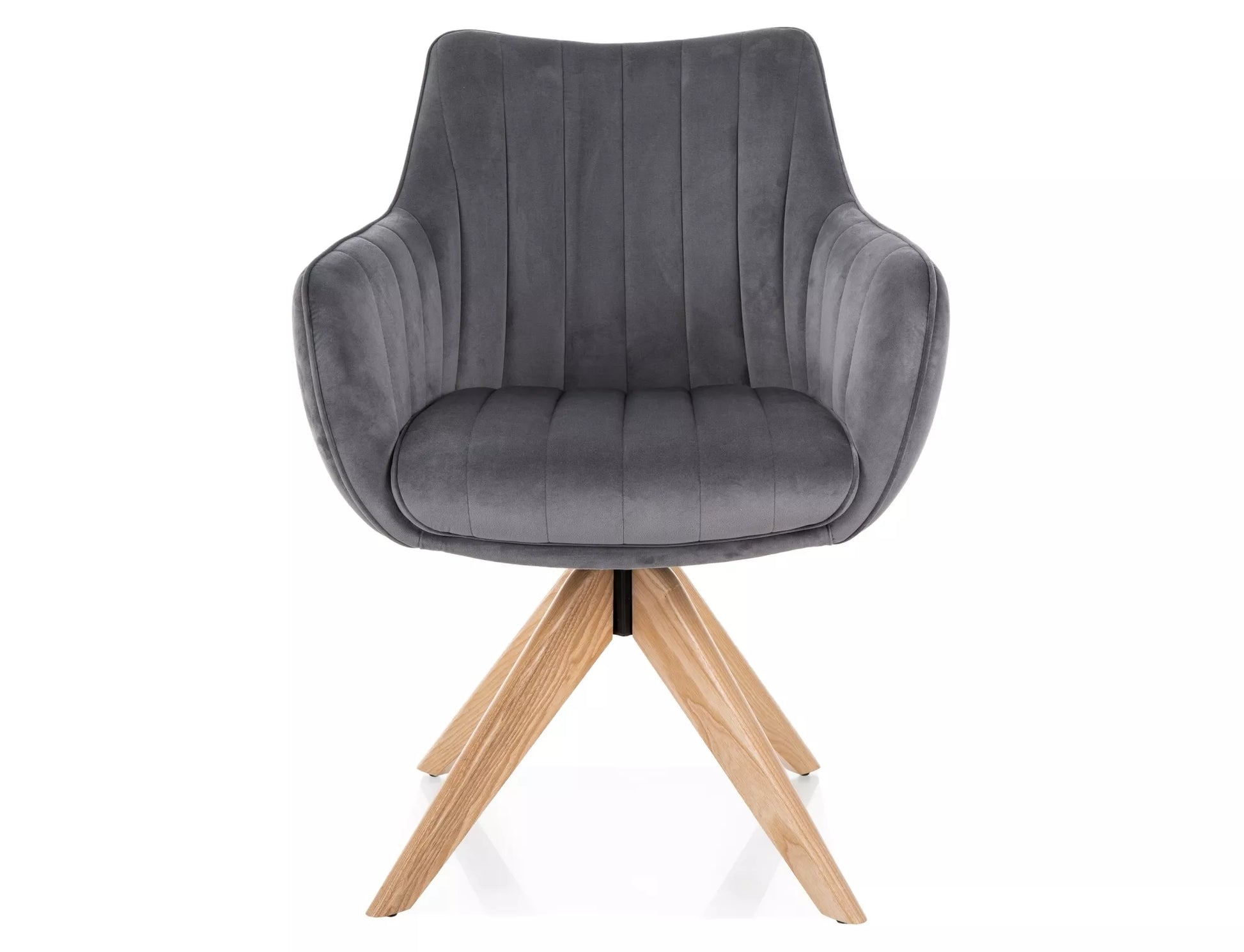 Krēsls Azali 61/86/44 cm pelēks/ozols - N1 Home