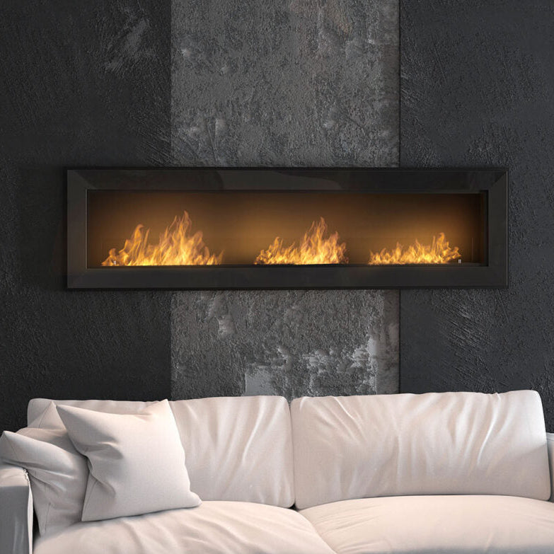 Biokamīns Frams 1800 180/49/20 cm melns - N1 Home