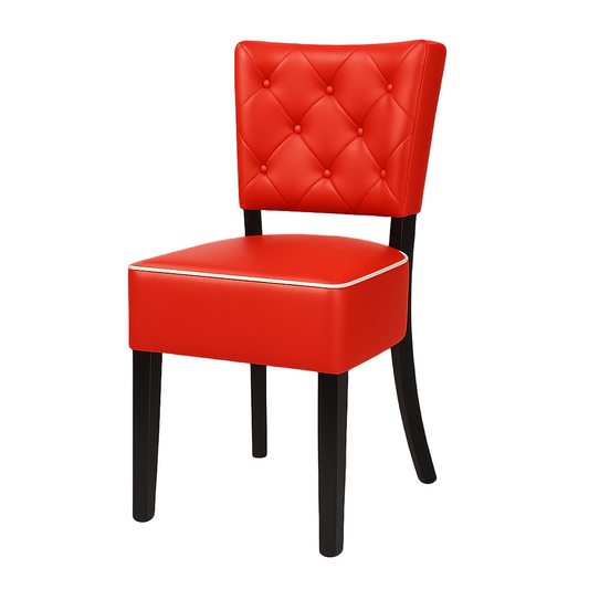 Krēsls Frank 91/58/43 cm sarkans/melns