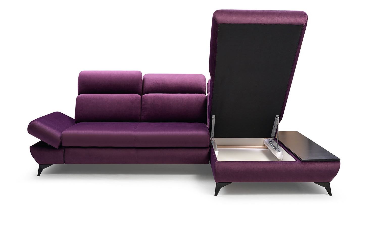 Dīvāns Tito 280/90-120/96-166 cm purple - N1 Home