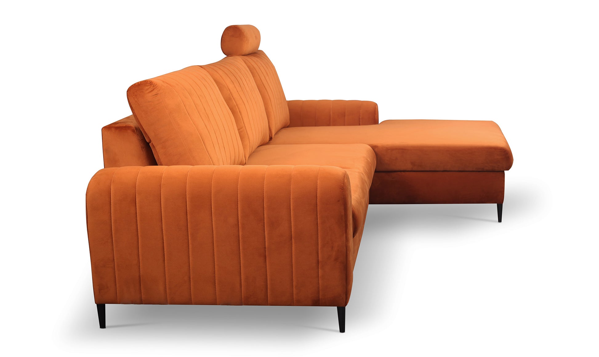 Dīvāns Monaske 252/106,5/90-168 cm rust - N1 Home