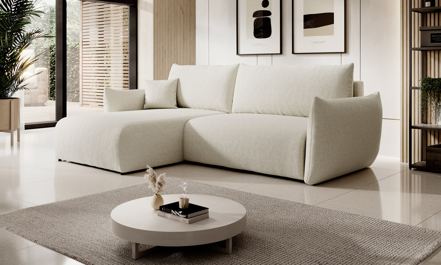 Dīvāns Alloreo 257/88/177 cm krēms - N1 Home