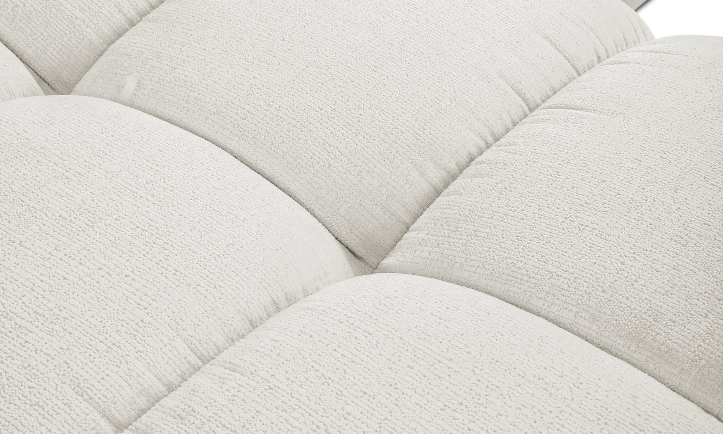 Dīvāns Saks 286/88/177 cm gaiši pelēks - N1 Home