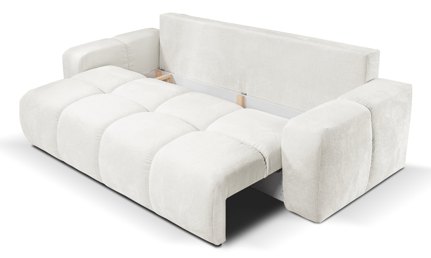 Dīvāns Saks 259/91/99 cm krēms - N1 Home