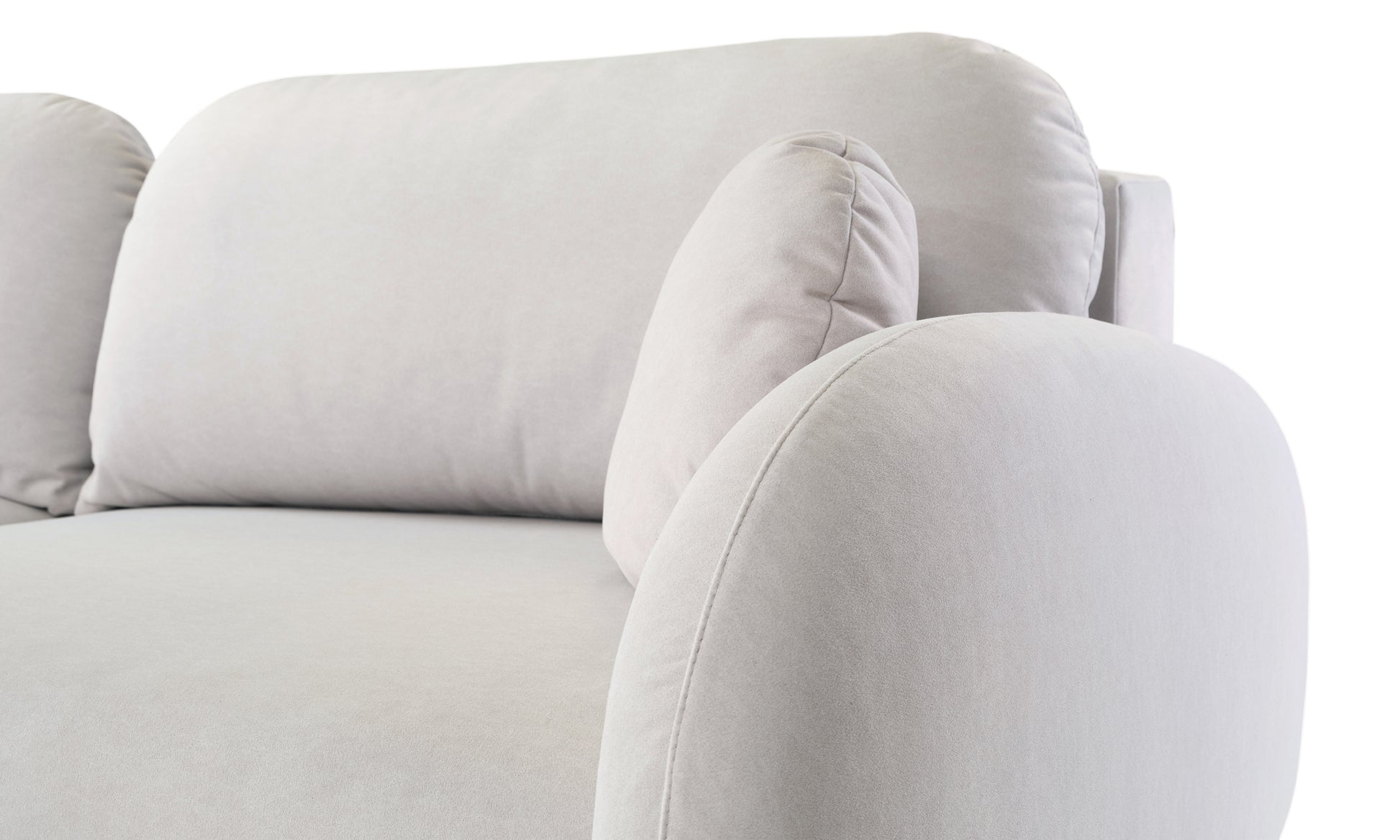 Dīvāns Sofi 232/95/109 cm gaiši pelēks - N1 Home