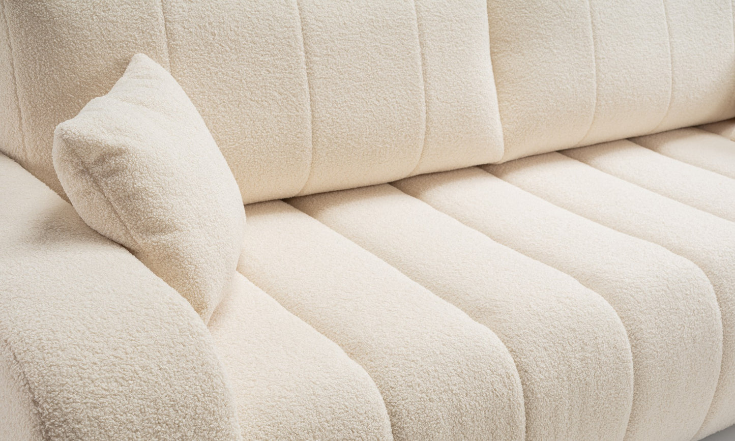 Dīvāns Baloos 248/88/105 cm bēšs - N1 Home