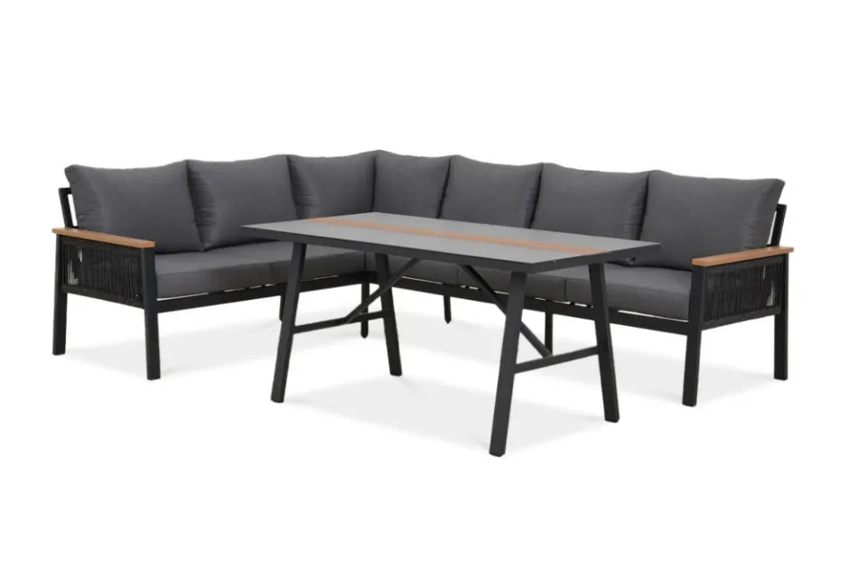 Dārza komplekts Askot 1 tumši pelēks - N1 Home