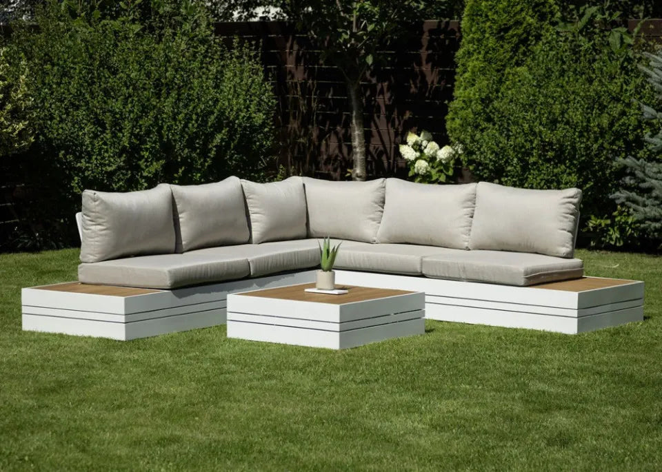 Dārza komplekts Marvi balts - N1 Home