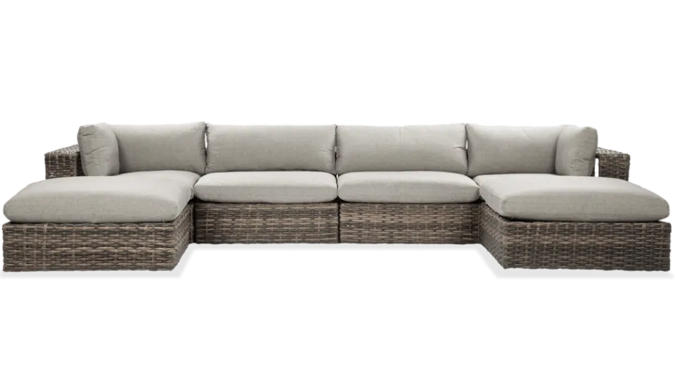 Dārza dīvāns Russe Kafe pelēks - N1 Home