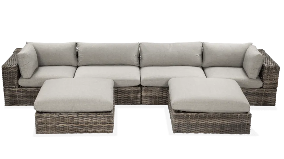 Dārza dīvāns Russe Kafe pelēks - N1 Home