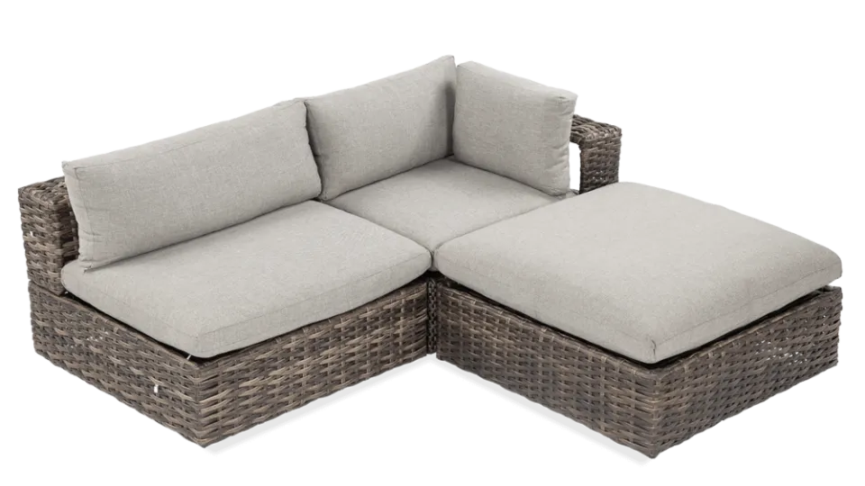 Dārza dīvāns Russe Kafe pelēks - N1 Home