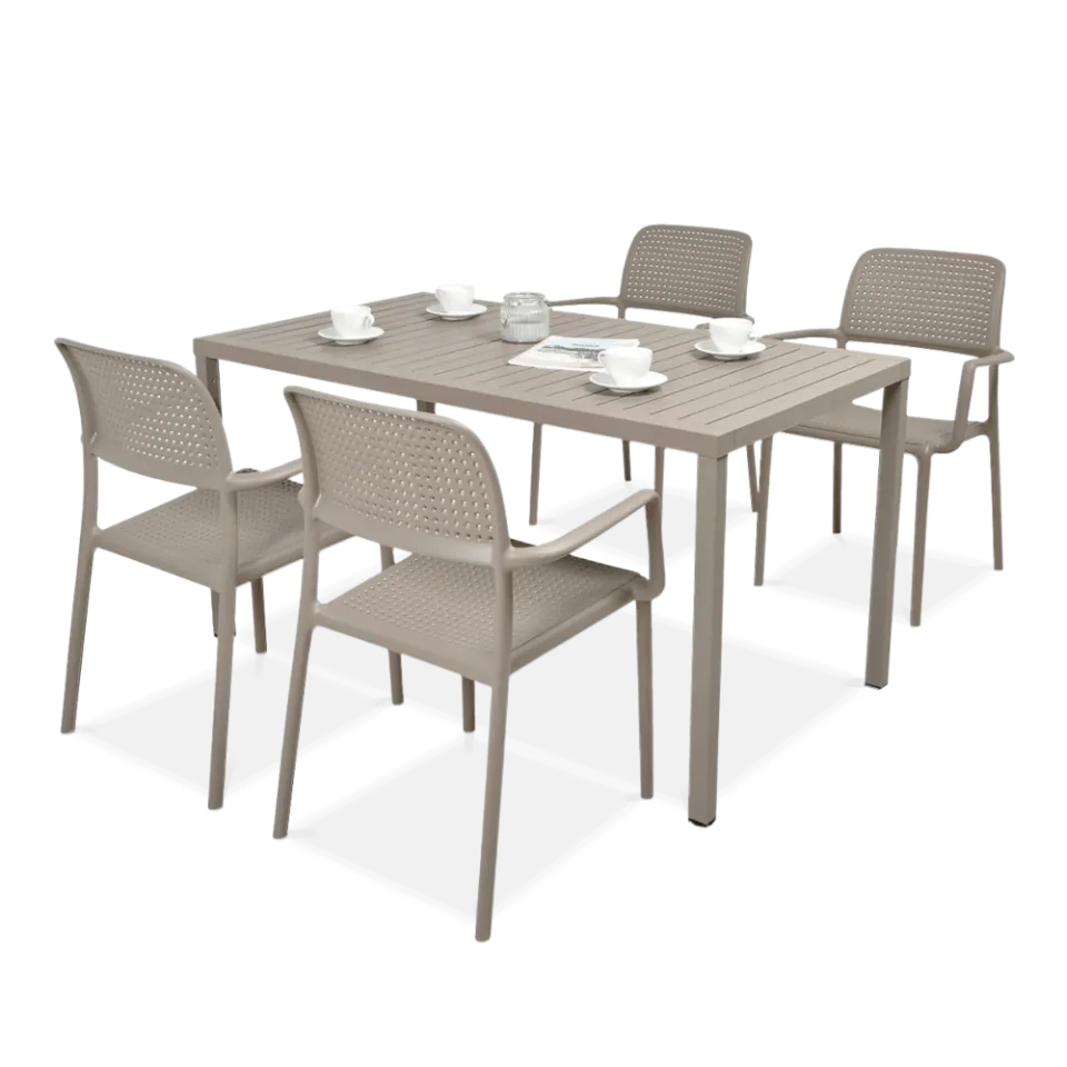 Dārza komplekts Narvi Bori 140/4+1 tortora - N1 Home