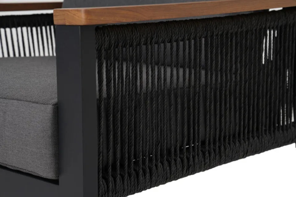 Dārza komplekts Askot 2 tumši pelēks - N1 Home