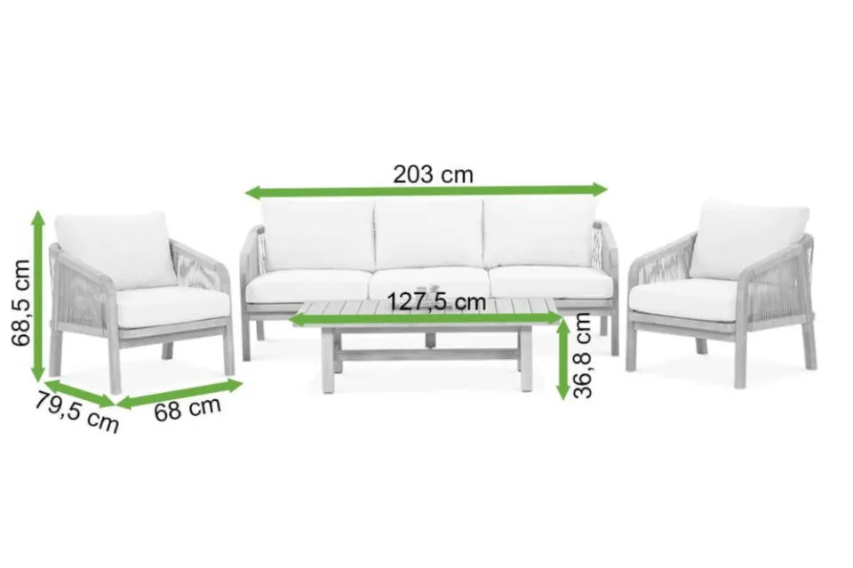 Dārza mēbeles Marigo akācija - N1 Home