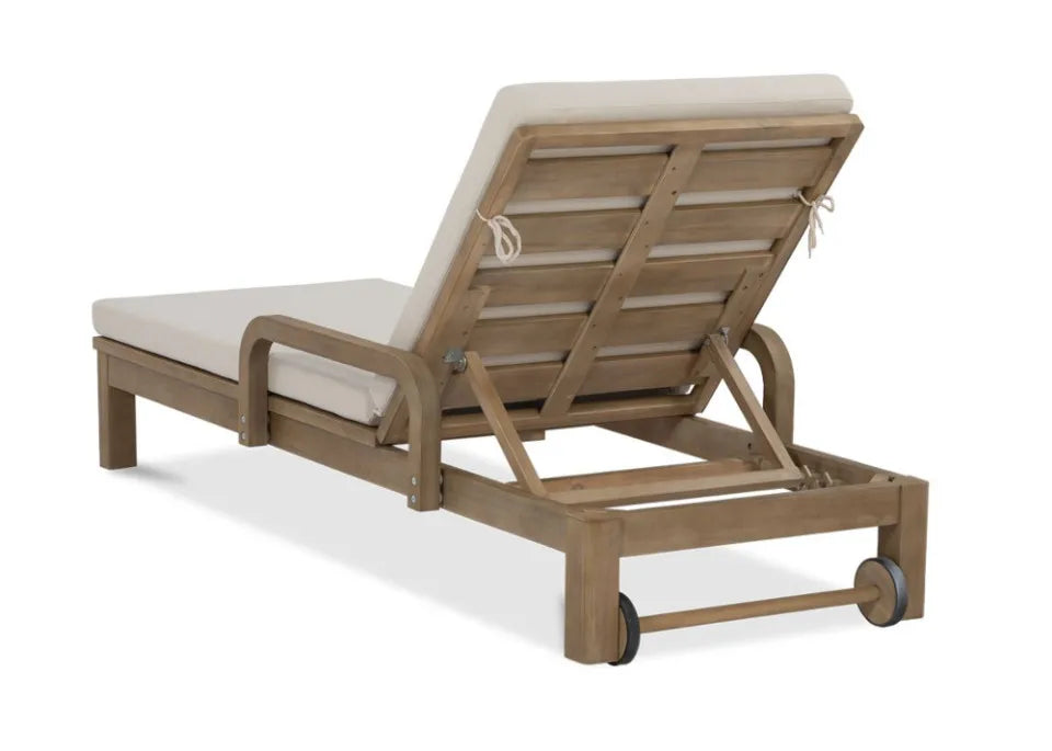 Dārza atpūtas krēsls ar spilvenu Marigo 184/73/87 cm dabiks - N1 Home