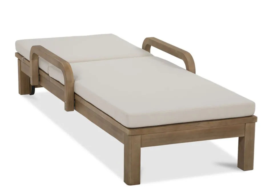 Dārza atpūtas krēsls ar spilvenu Marigo 184/73/87 cm dabiks - N1 Home