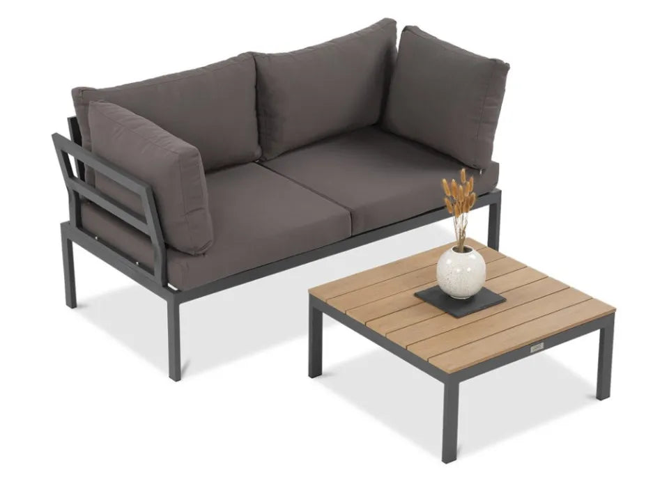 Dārza mēbeles Javy tumši pelēks - N1 Home