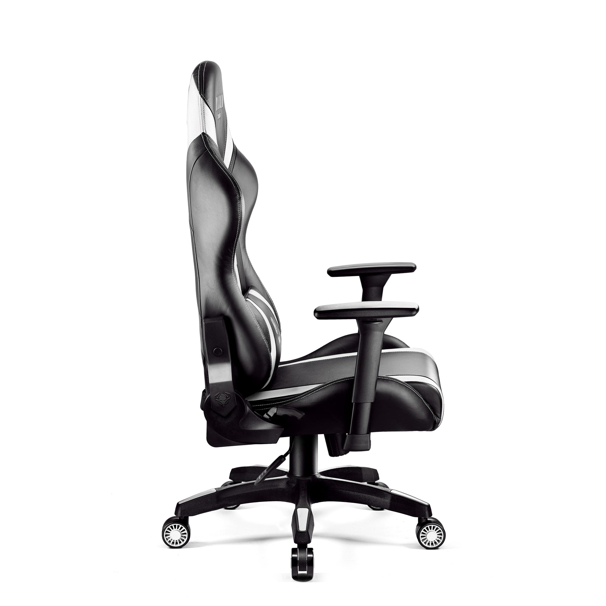 Krēsls X - HO 124-134/68/55,5; 133-143/73/62 cm melns/balts - N1 Home