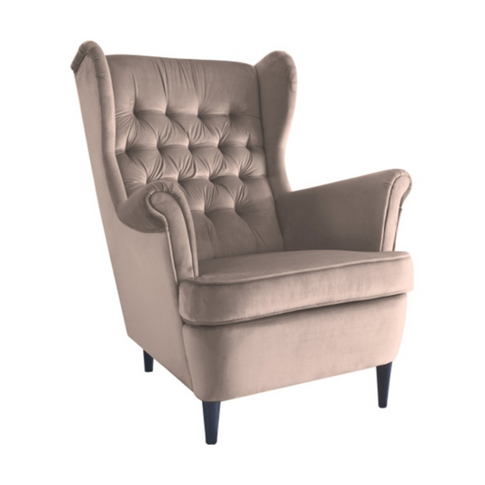 Harry Velvet atzveltnes krēsls bēšs - N1 Home