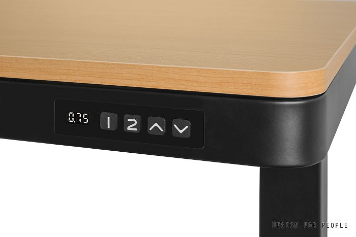 Galds Veros 120/60 cm ozols/melns - N1 Home