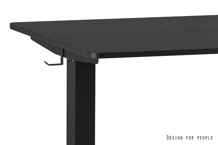 Galds Meti 140;160/70 cm melns - N1 Home