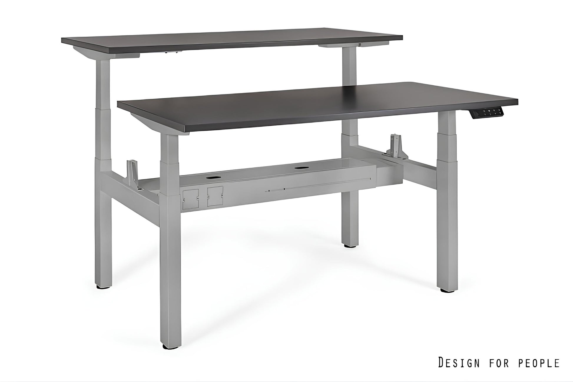 Galds Aktiva II 140; 160/70 cm pelēks/antracīts - N1 Home