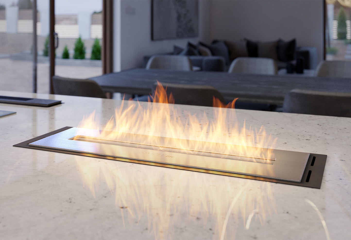 Biokamīns Inbo 500 50/15/5 cm melns - N1 Home