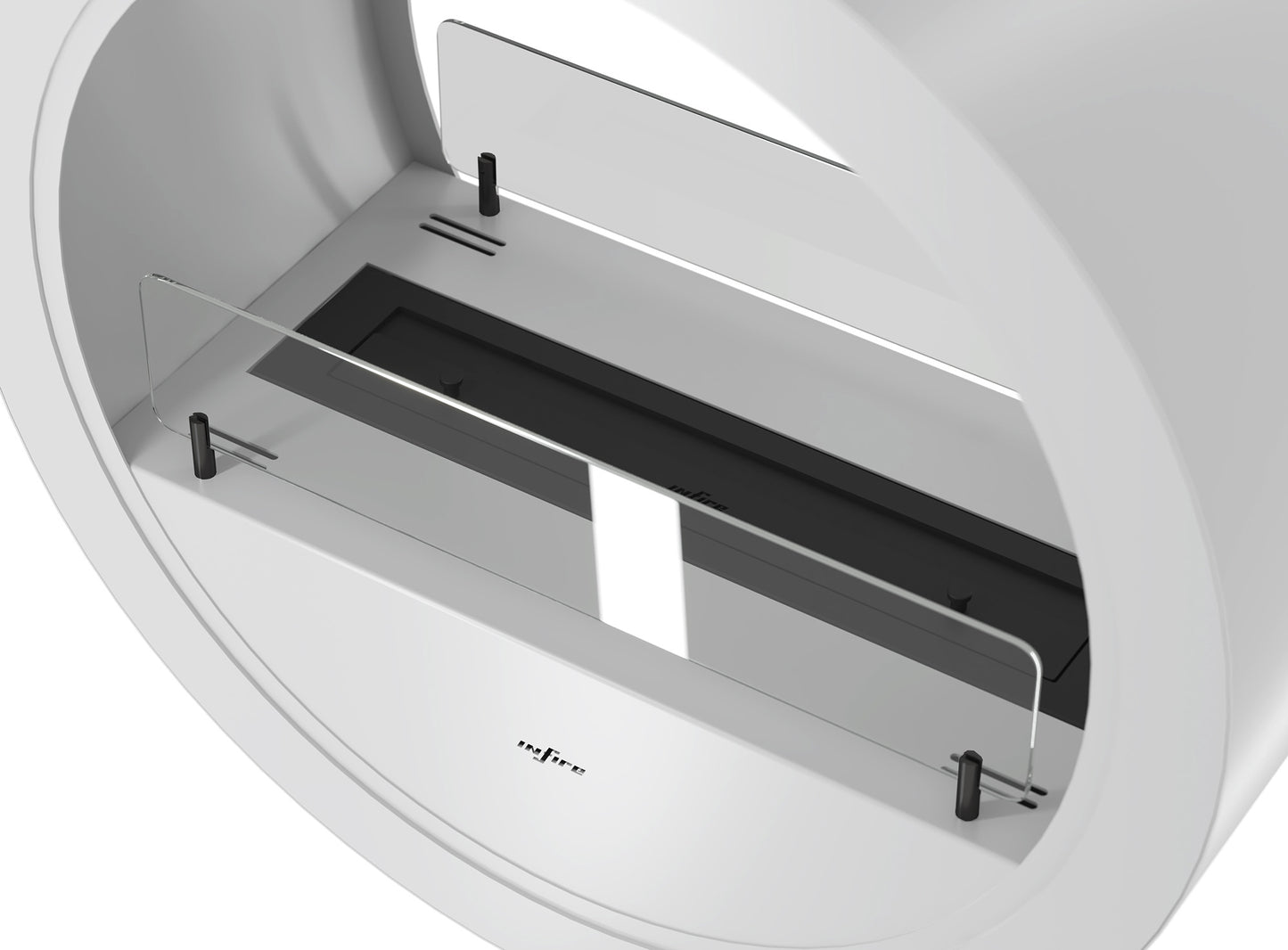 Biokamīns Incyrc 2side 218/70/35 cm balts - N1 Home