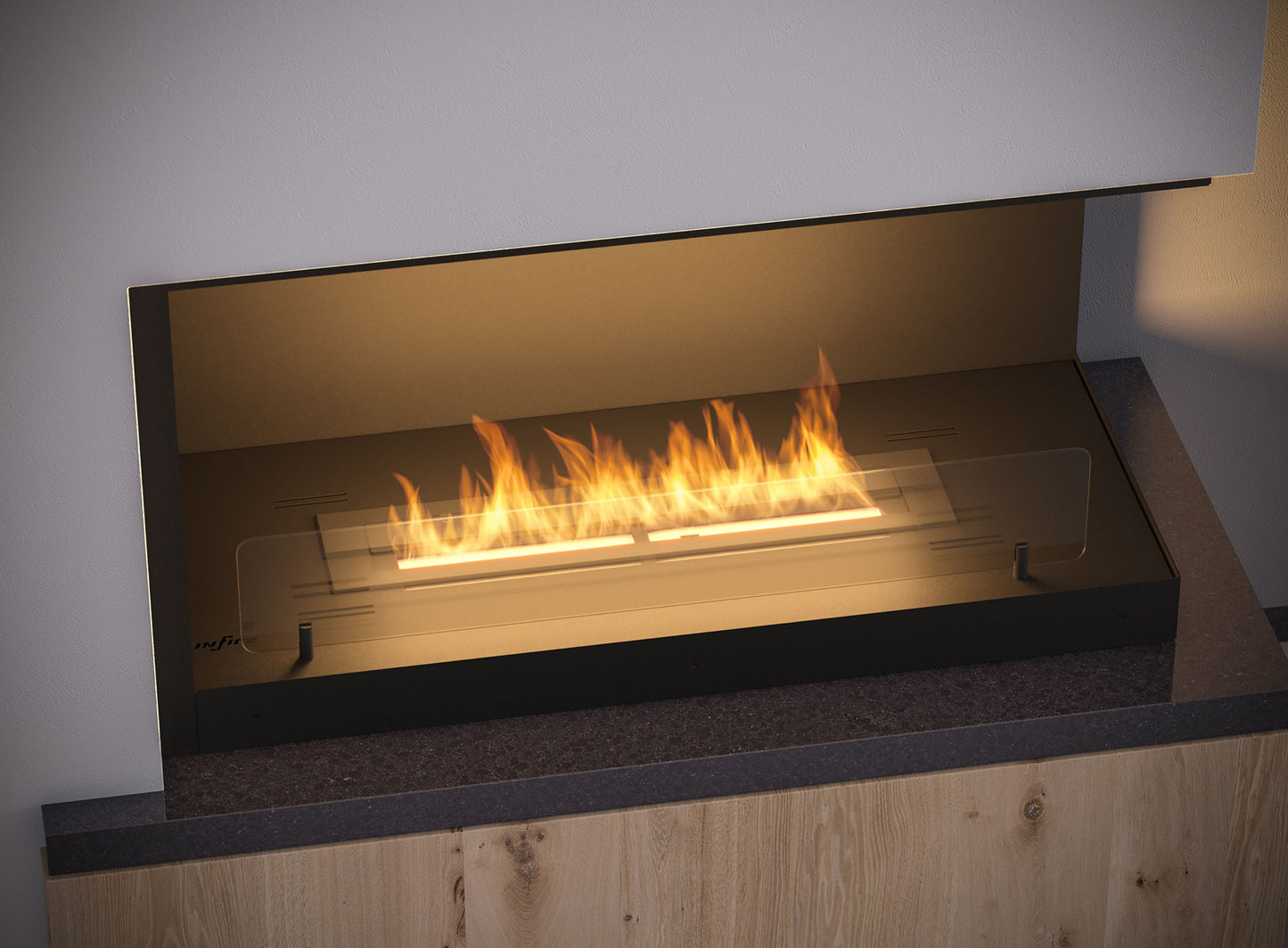 Biokamīns Insi 800V2 84/54/35; 110/50/35 cm melns - N1 Home