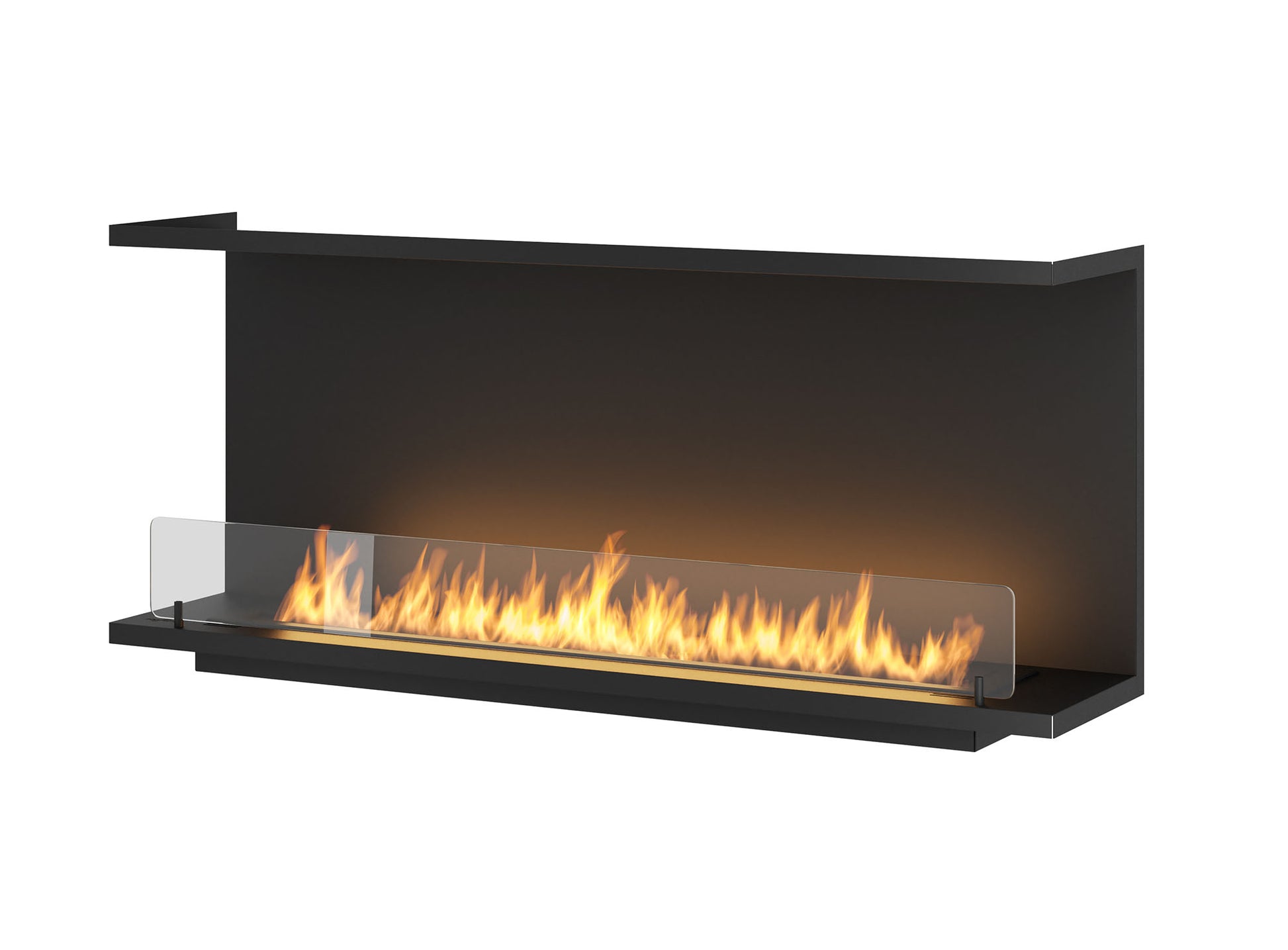 Biokamīns INSI C 2. versijas 80/45/25; 100/50/27; 120/50/20 cm melns - N1 Home