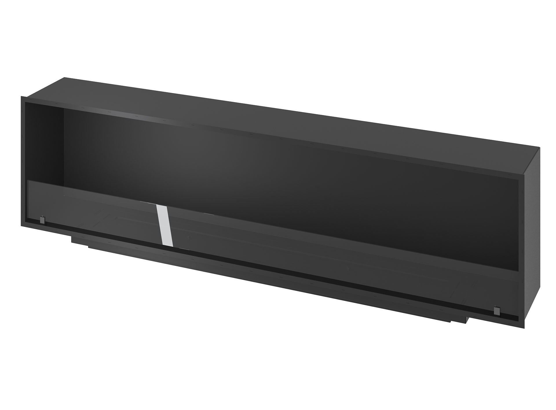 Biokamīns Slim inside Blan 84;104;124;154;204/59/25;30 cm melns - N1 Home